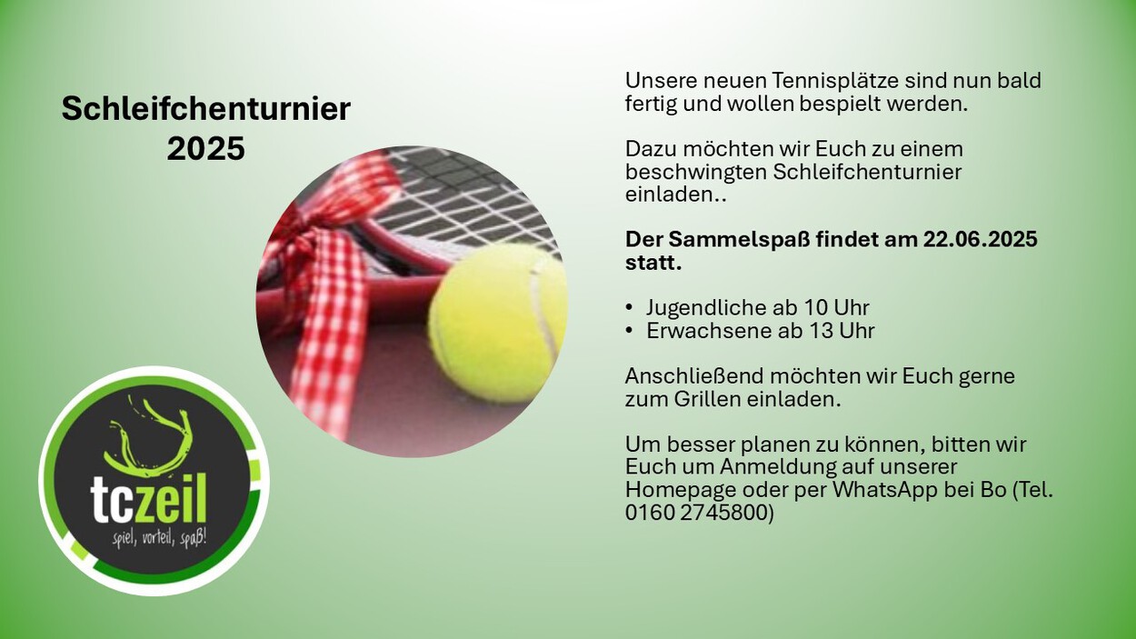 Jugend Schleifchenturnier 2025